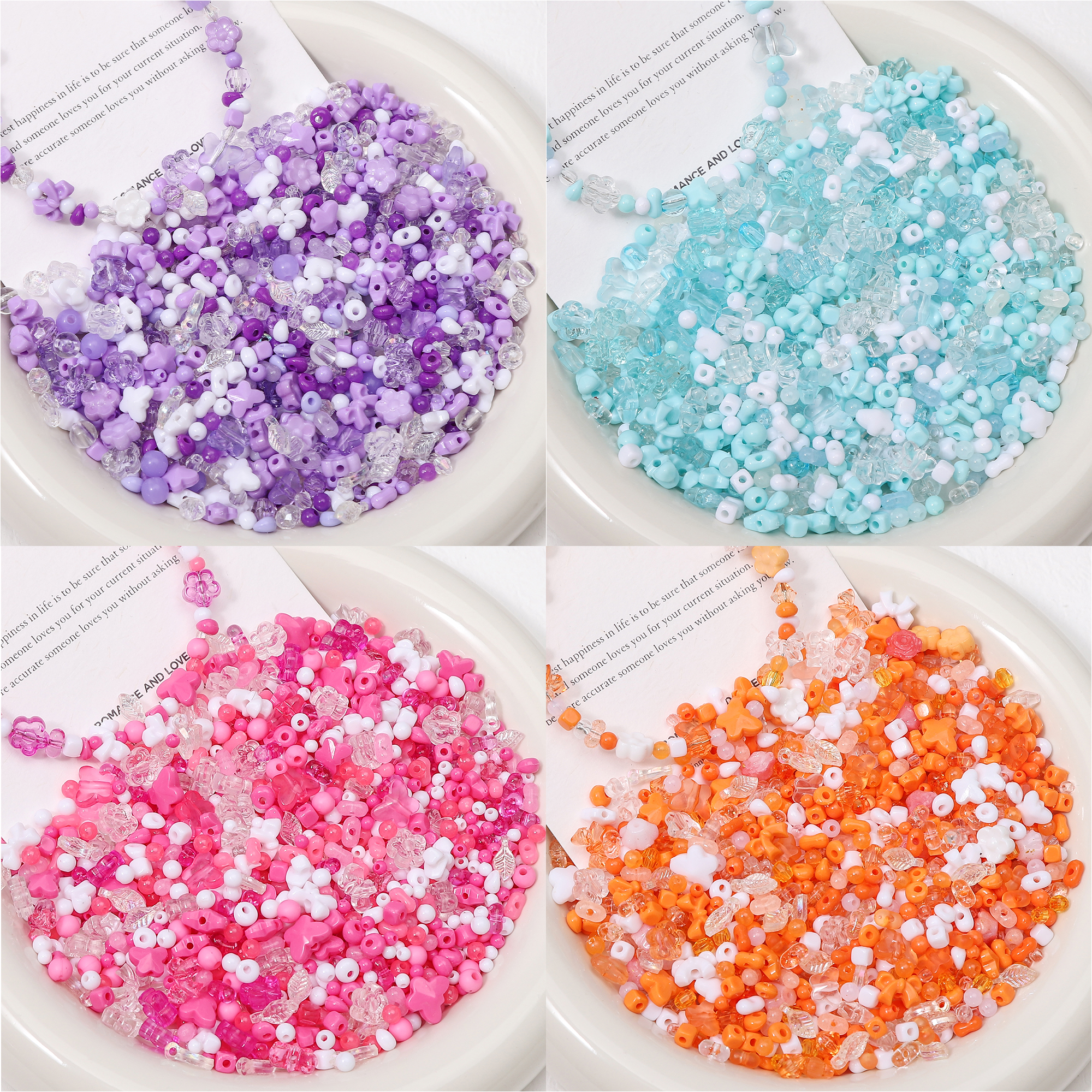 100-130Pcs Acrylic Bow Flower  - огляд і ціна Embellishment Crafts