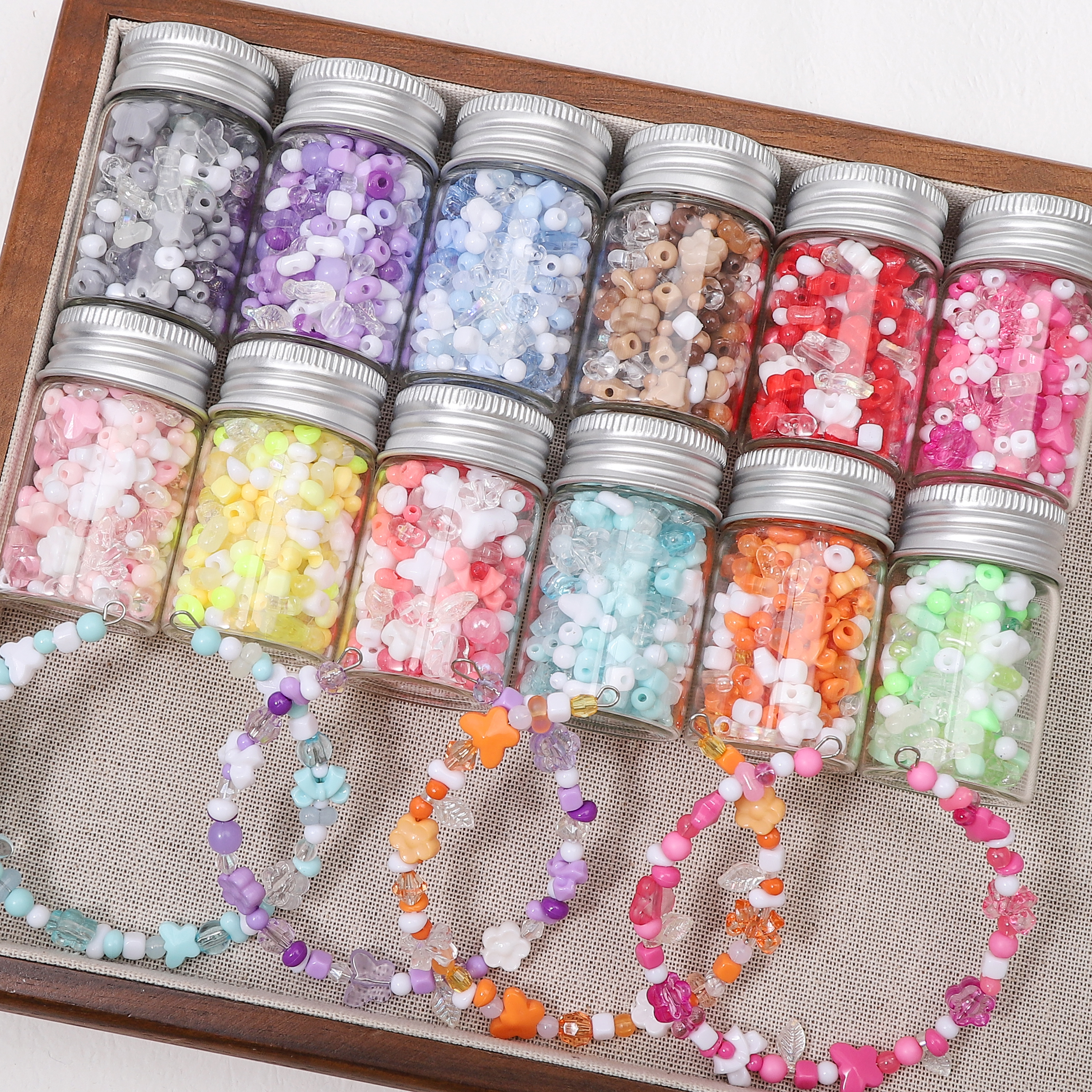 100-130Pcs Acrylic Bow Flower  - огляд і ціна Embellishment Crafts