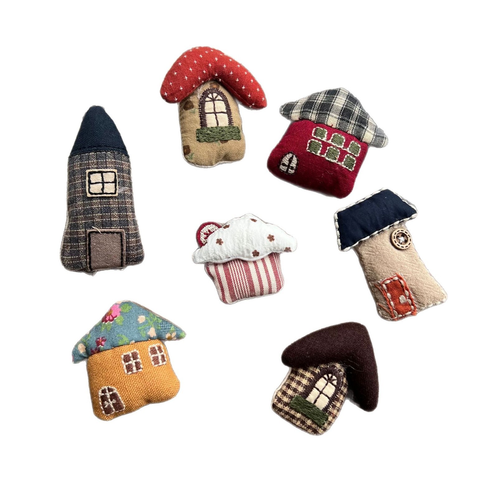 Stuffed Fabric Mushroom House  - огляд і ціна Craft Embellishments