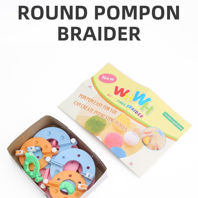 ‌Handmade Yarn Pom Pom Maker T - огляд і ціна Pom Pom Maker Tool