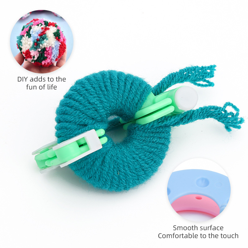 ‌Handmade Yarn Pom Pom Maker T - огляд і ціна Pom Pom Maker Tool