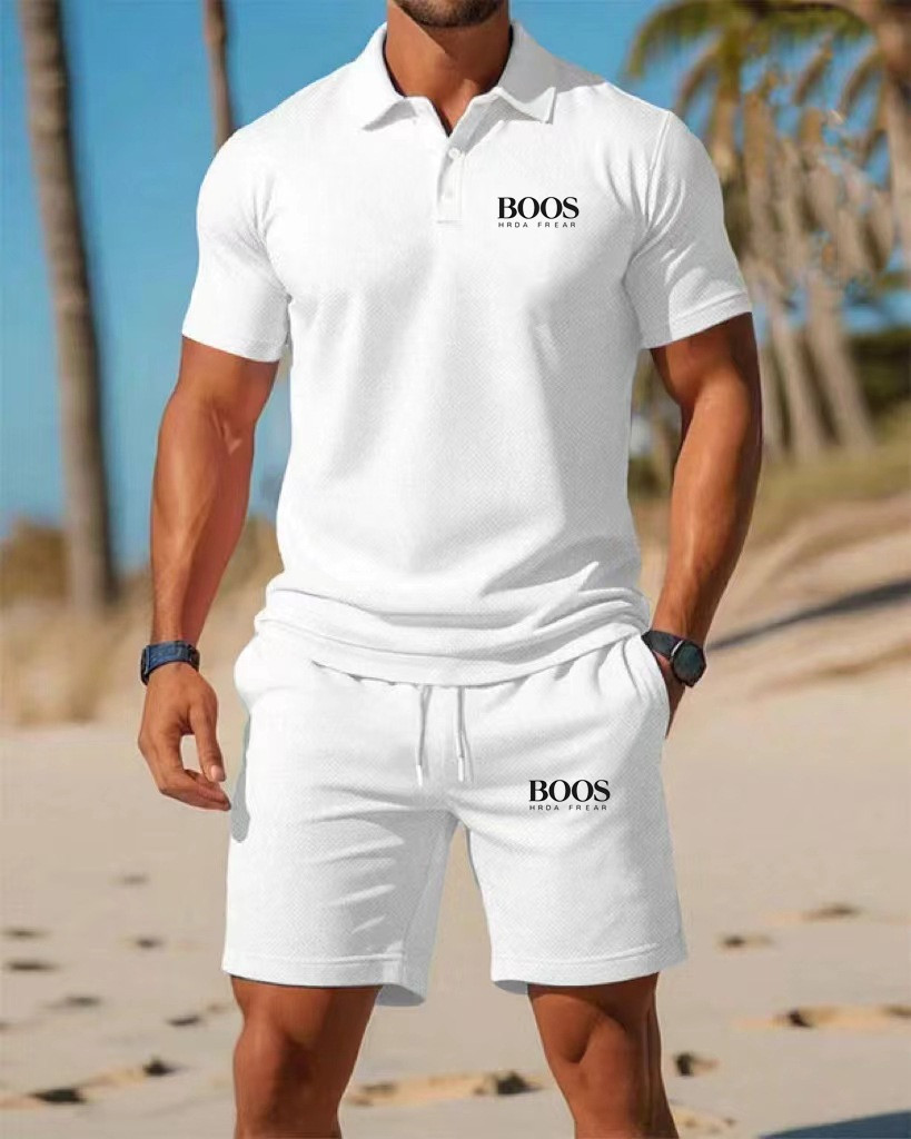 New men's business casual shor - огляд і ціна Embellish Knit