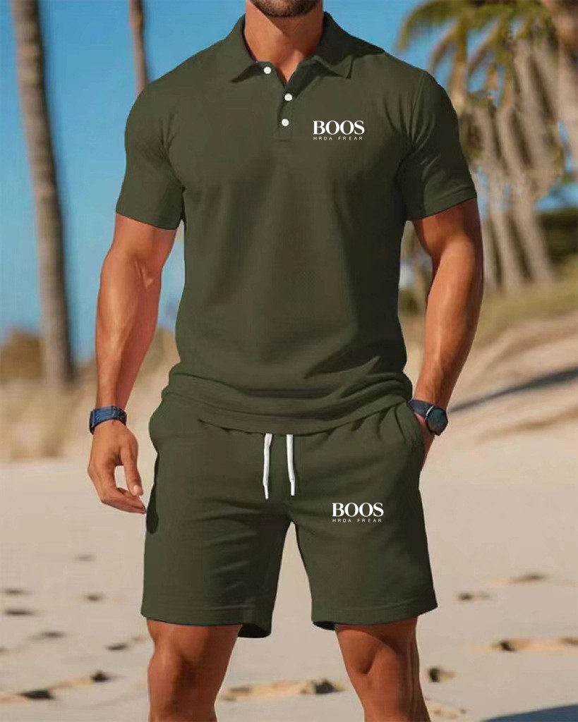 New men's business casual shor - огляд і ціна Embellish Knit
