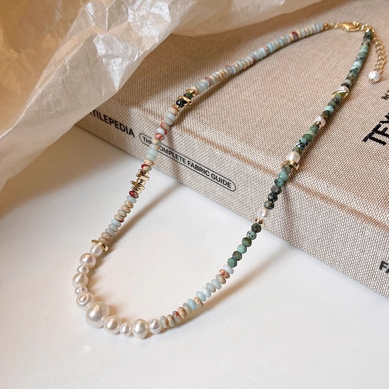 New Arrival Trendy Mixed Color - огляд і ціна Pearl Trim Chain