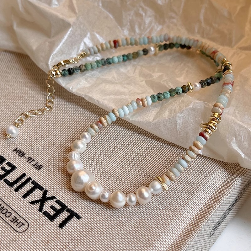 New Arrival Trendy Mixed Color - огляд і ціна Pearl Trim Chain