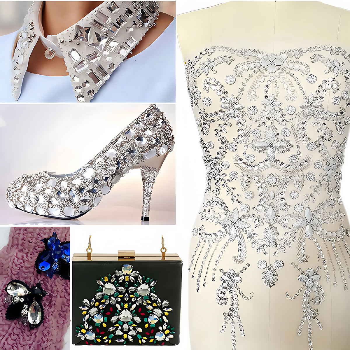 S Shape Sew On Rhinestone Crys - огляд і ціна Sew On Rhinestone