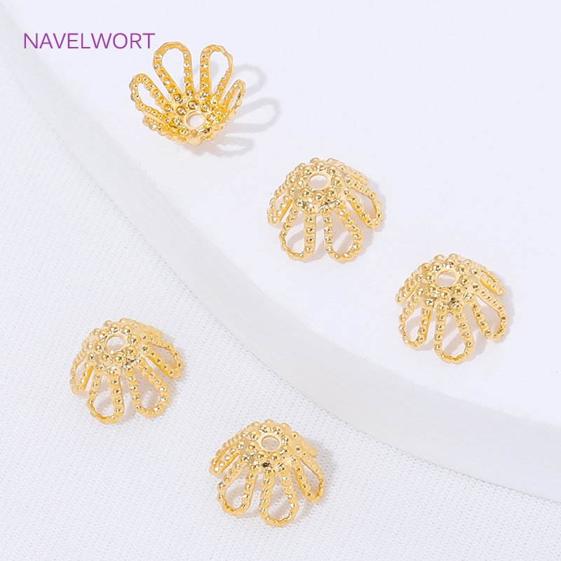 18K Gold Plated Spacer Beads C - огляд і ціна Embellishment Crafts