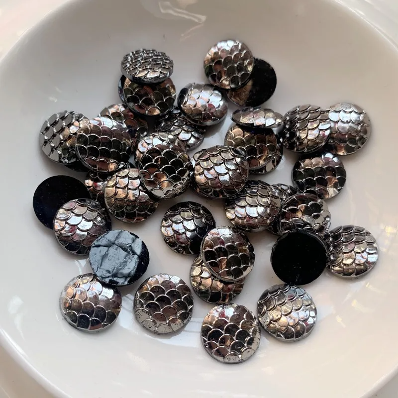 80PCS 12mm black metal Colors  - огляд і ціна Embellishment Glue Craft