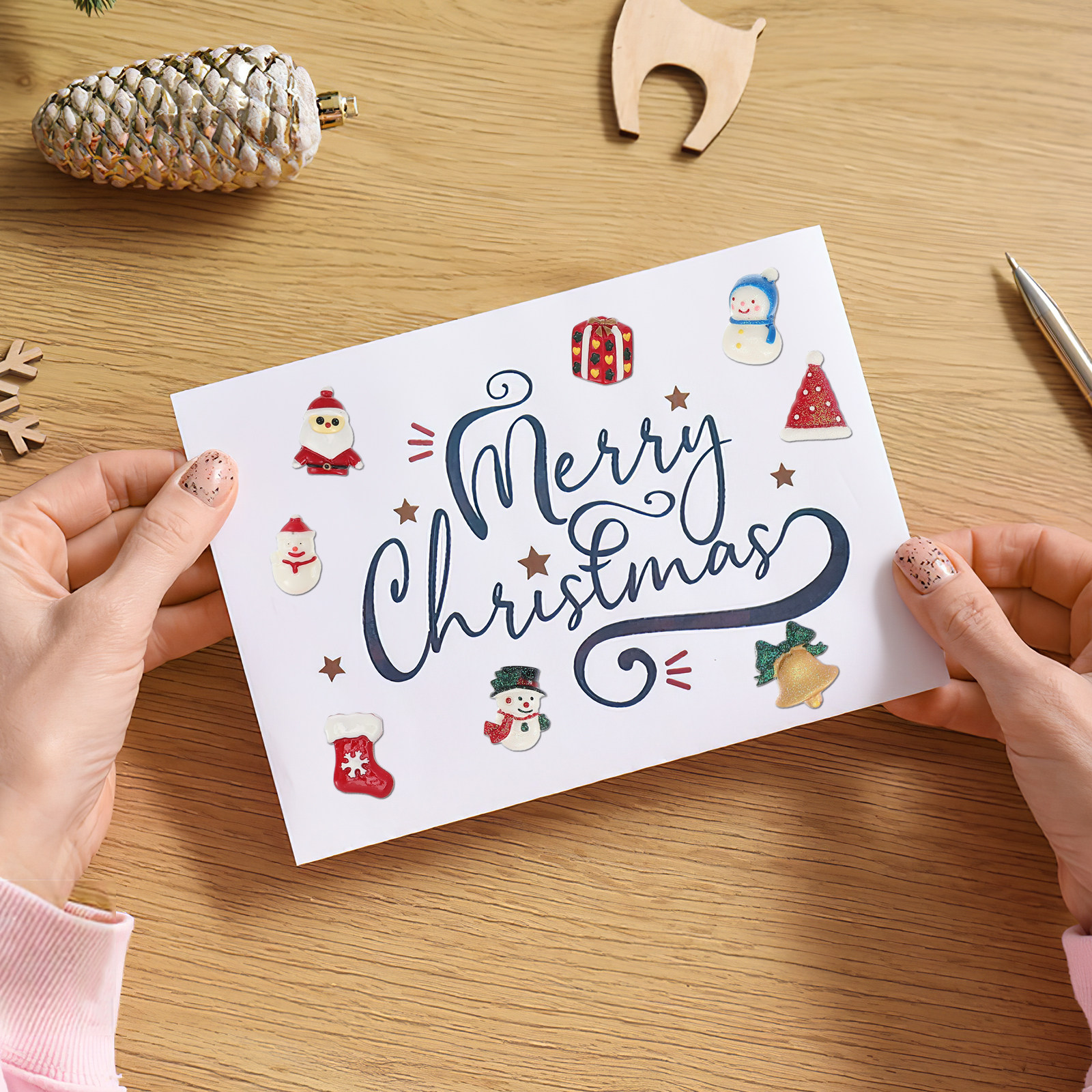 50 PCS Embellishment Christmas - огляд і ціна Embellishment Crafts