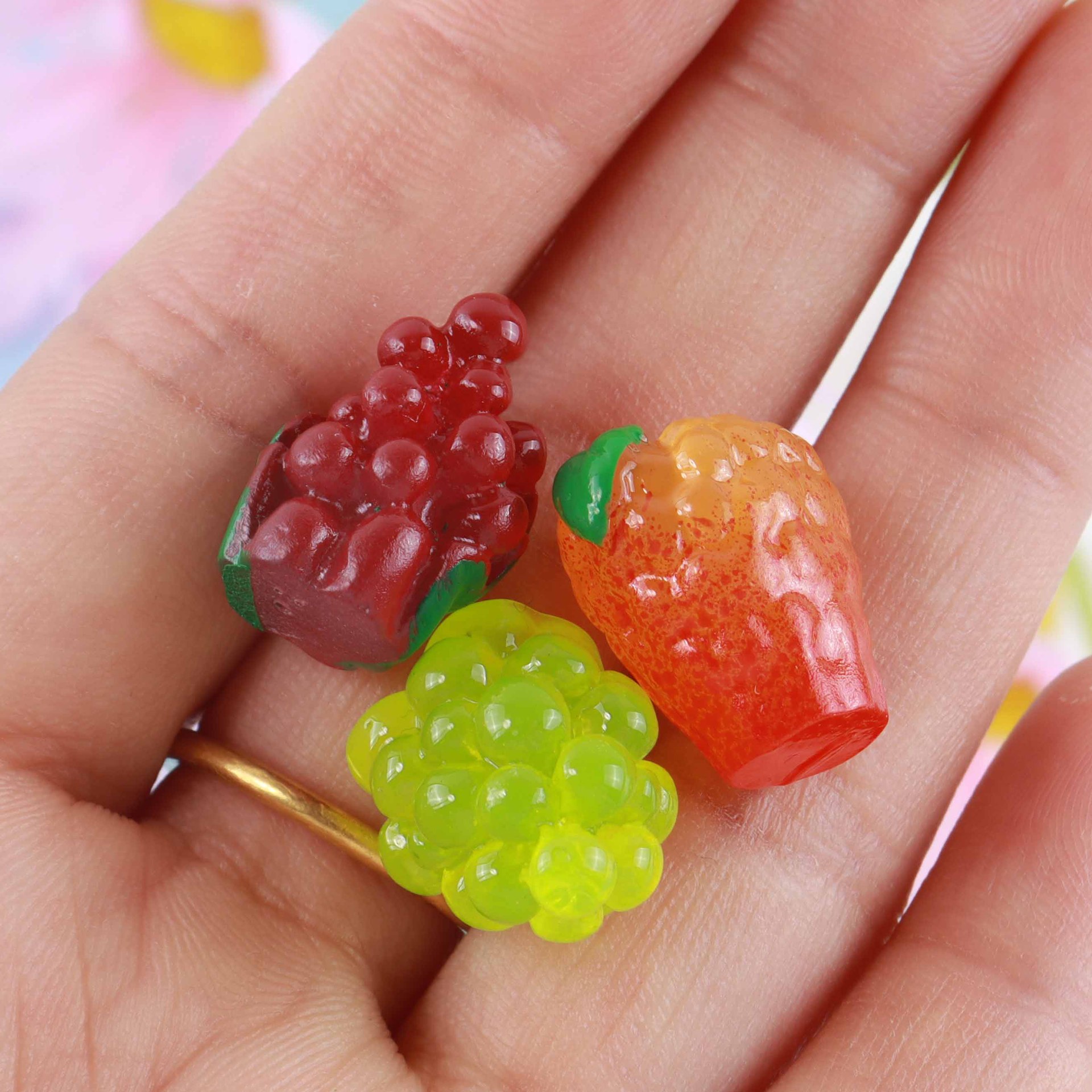 10pcs Diy Mini Resin Orange Fr - огляд і ціна Christmas Craft Embellishment