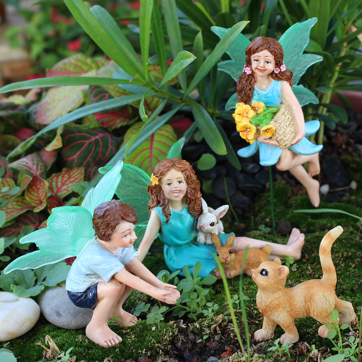 4pc Flower Fairy and Animal Pa - огляд і ціна Embellishment Crafts