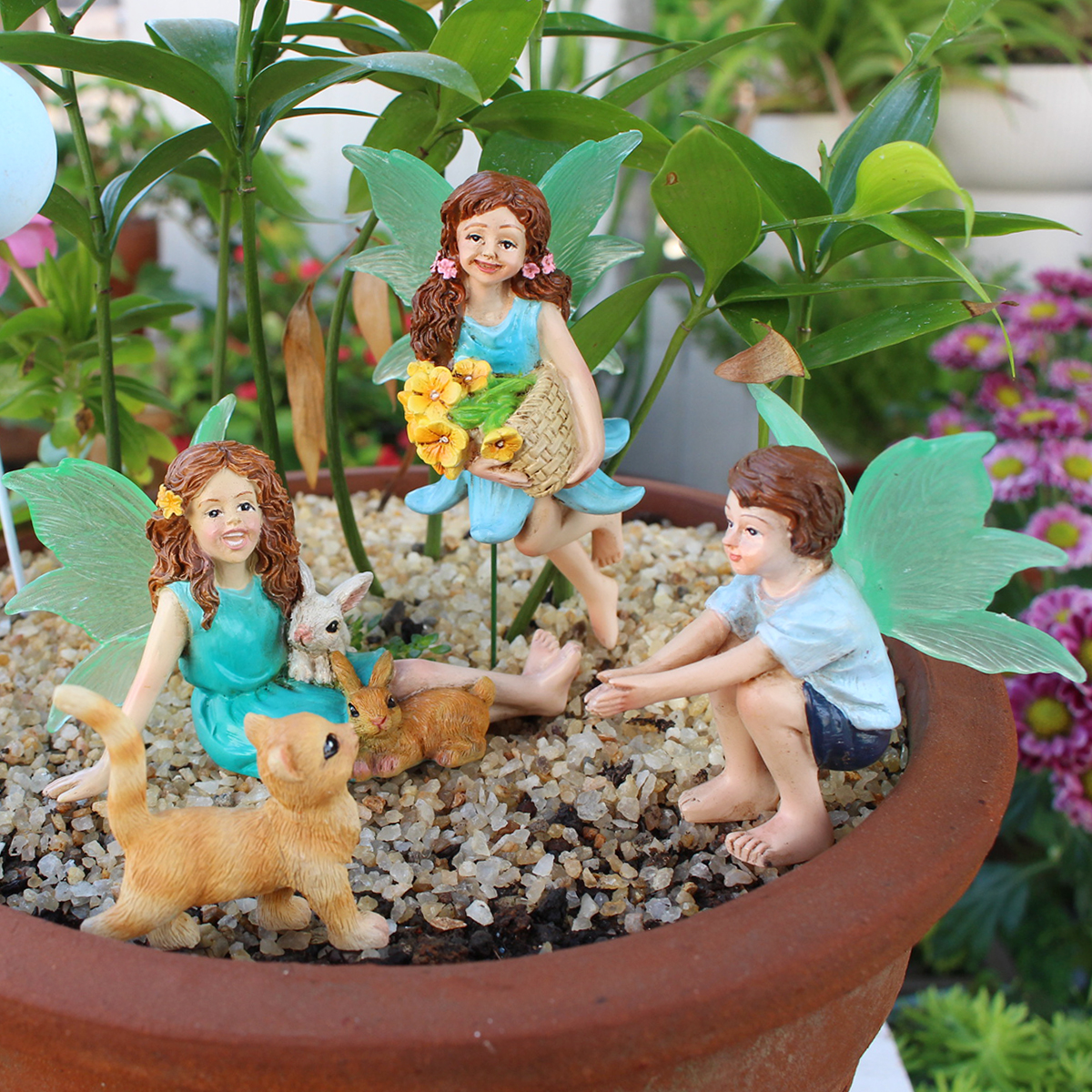 4pc Flower Fairy and Animal Pa - огляд і ціна Embellishment Crafts