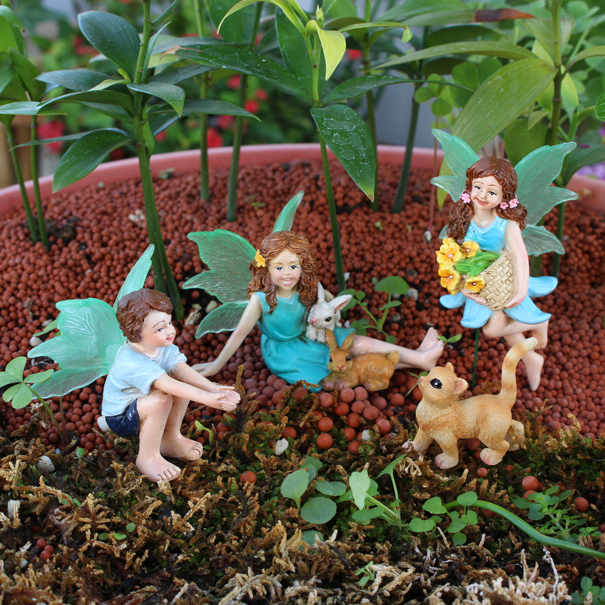 4pc Flower Fairy and Animal Pa - огляд і ціна Embellishment Crafts