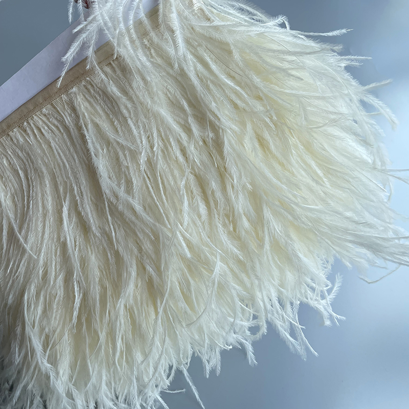 Ostrich Feathers Trim 13-18CM  - огляд і ціна Feather Trim Marabou