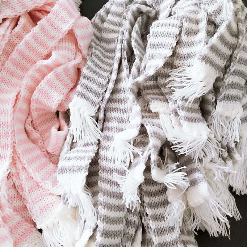 2-10PCS Hand Knitted Stripe Lo - огляд і ціна Christmas Craft Embellishment