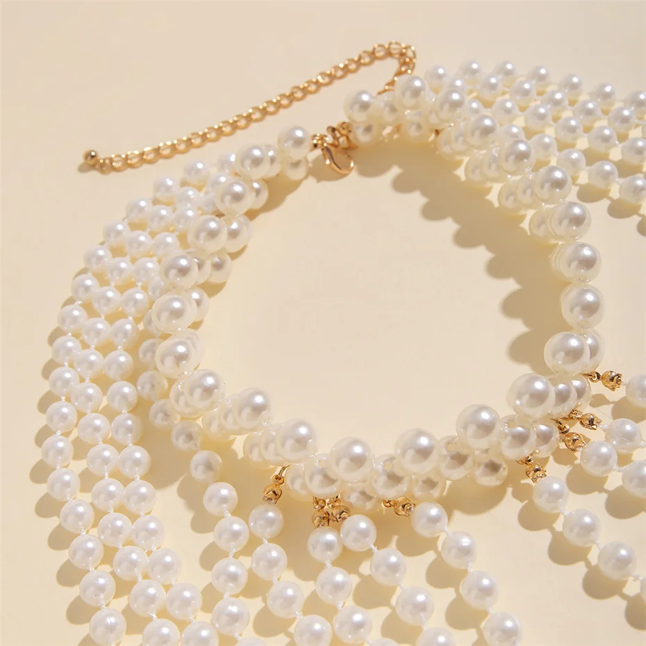 Bridal Tassel Imitation Pearl  - огляд і ціна Pearl Trim Chain