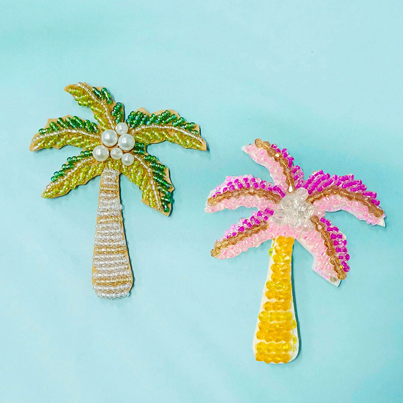1Pc 3D Coconut Tree Beaded Pat - огляд і ціна Craft Embellishments