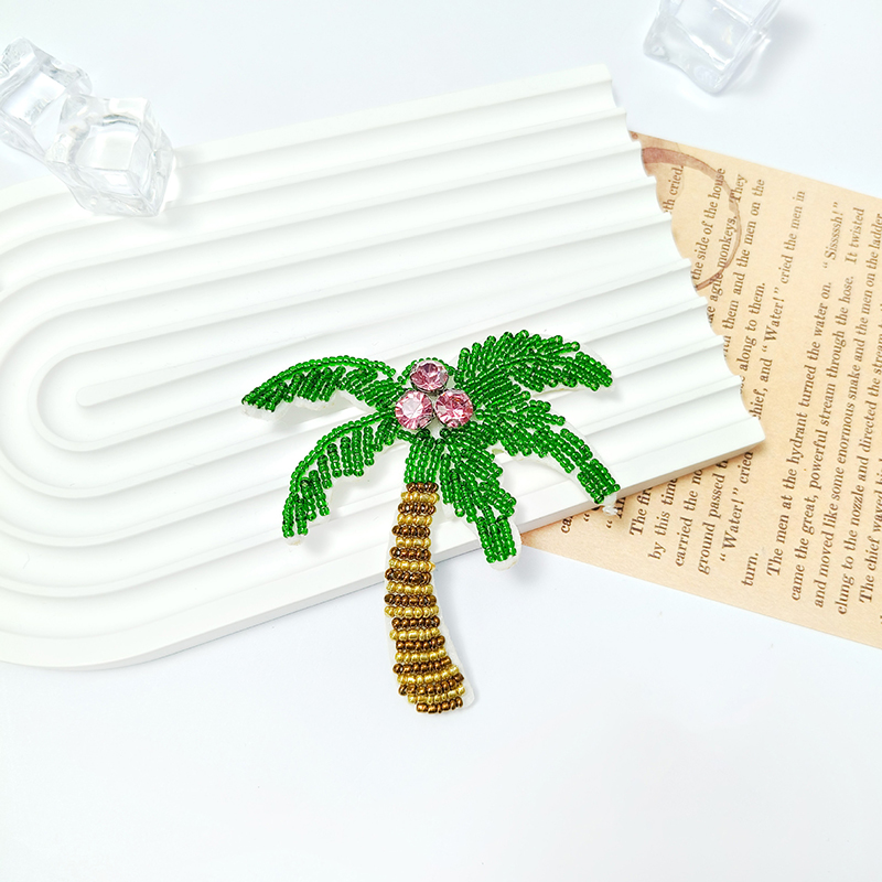 1Pc 3D Coconut Tree Beaded Pat - огляд і ціна Craft Embellishments