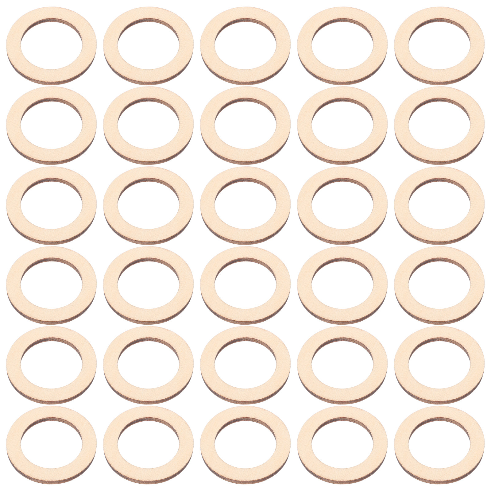 100Pcs Round Wooden Embellishm - огляд і ціна Christmas Craft Embellishment