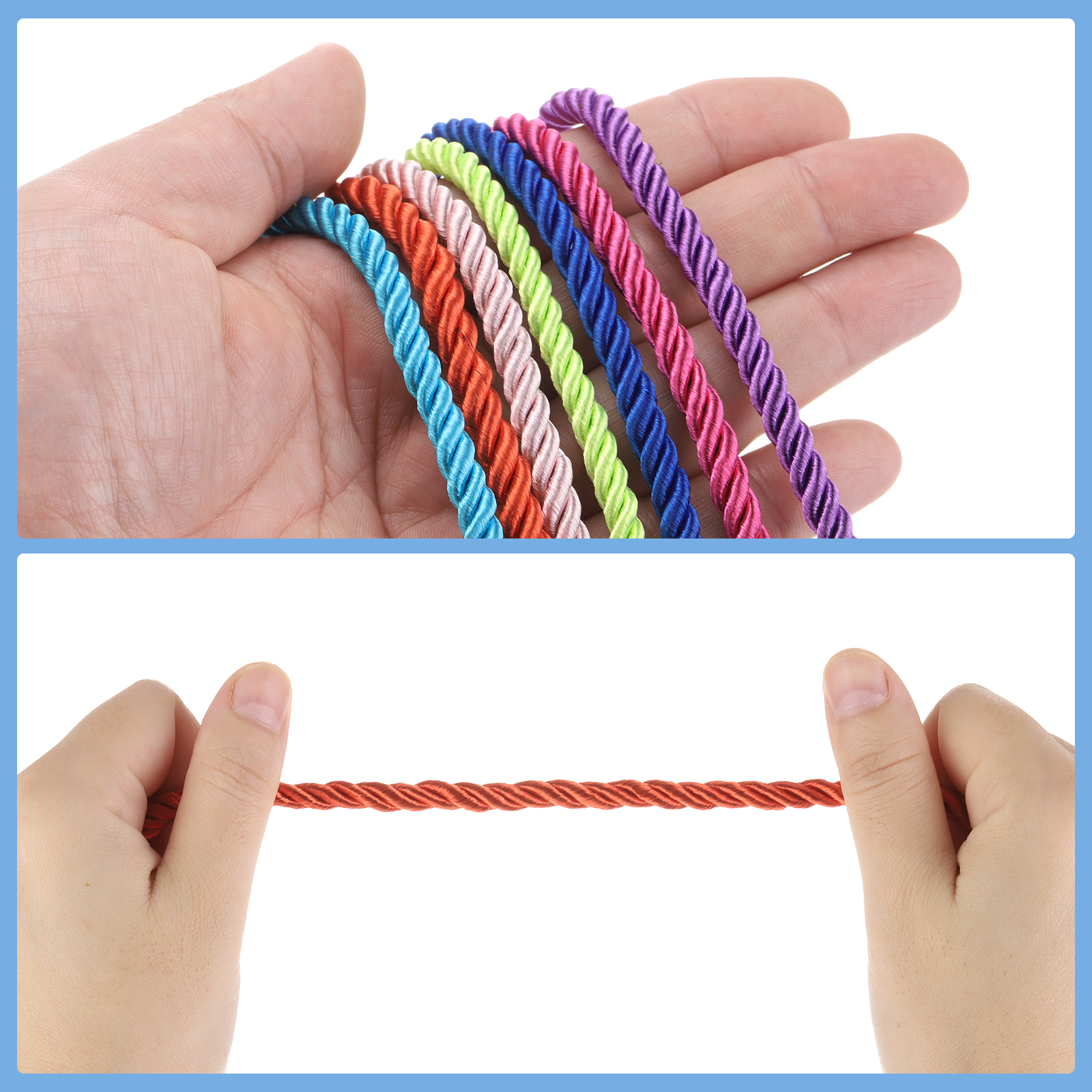 Uxcell 5 Yard 3mm Twisted Cord - огляд і ціна Cord Trim Twisted