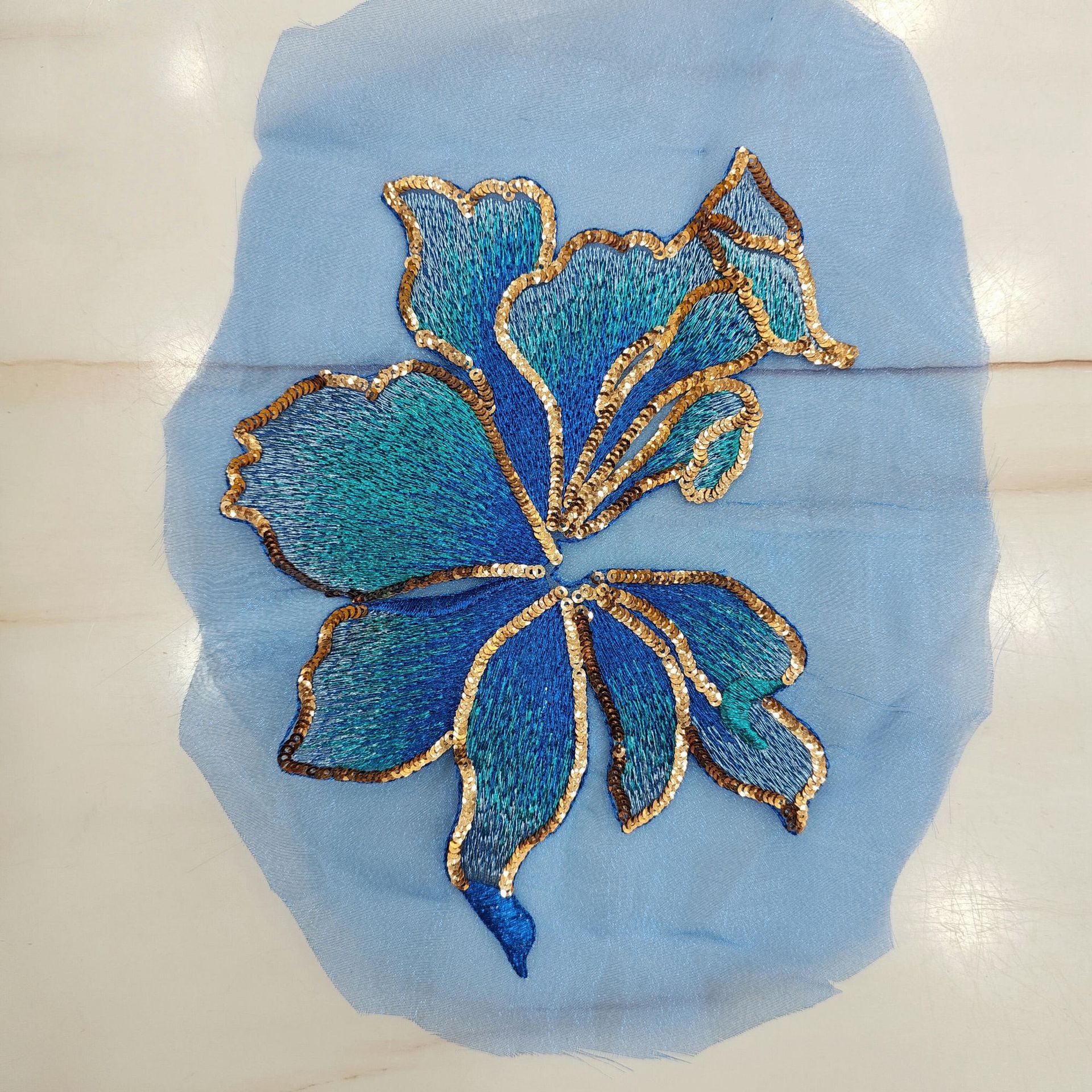 Organza Embroidery Applique Pa - огляд і ціна Craft Embellishments