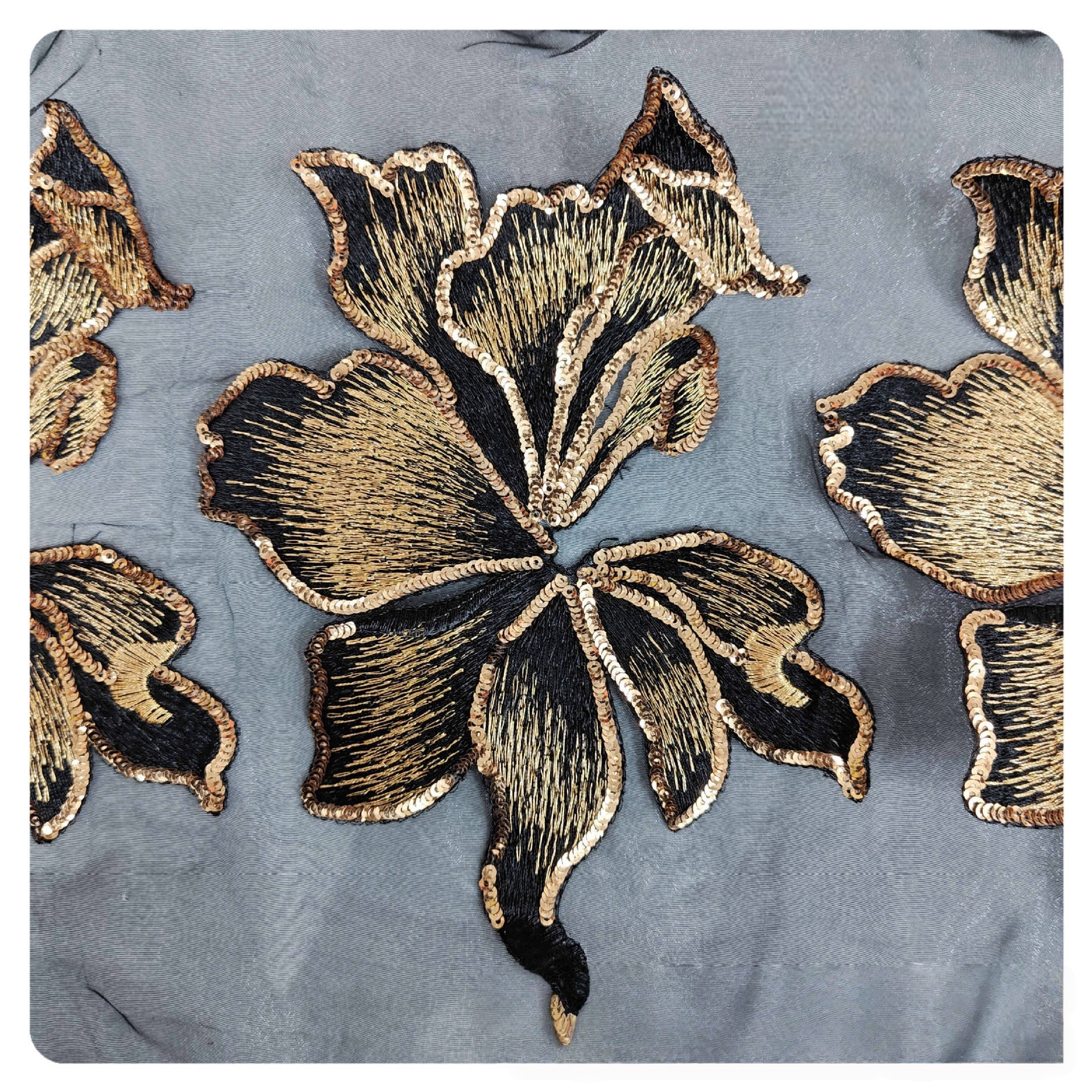 Organza Embroidery Applique Pa - огляд і ціна Craft Embellishments