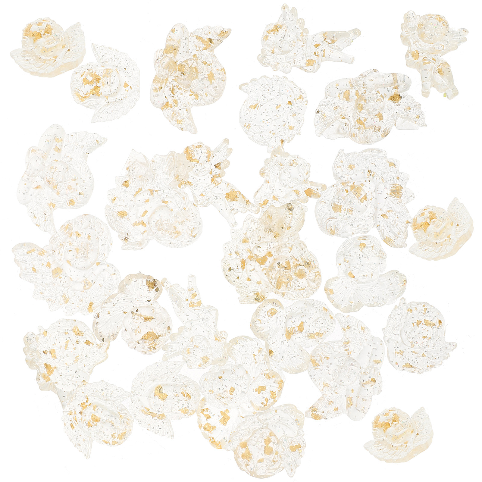 24Pcs Mini Resin Angel Flatbac - огляд і ціна Embellishment Crafts