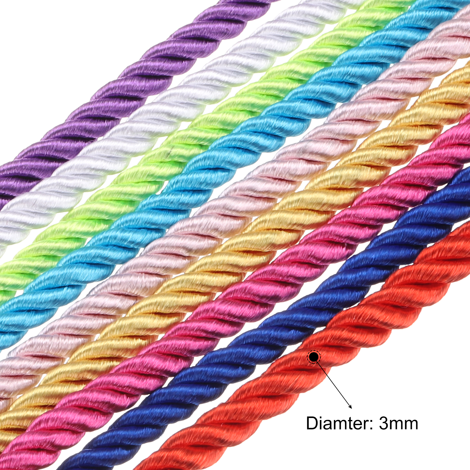 Uxcell Twisted Cord Trim 5 Yar - огляд і ціна Cord Trim Twisted