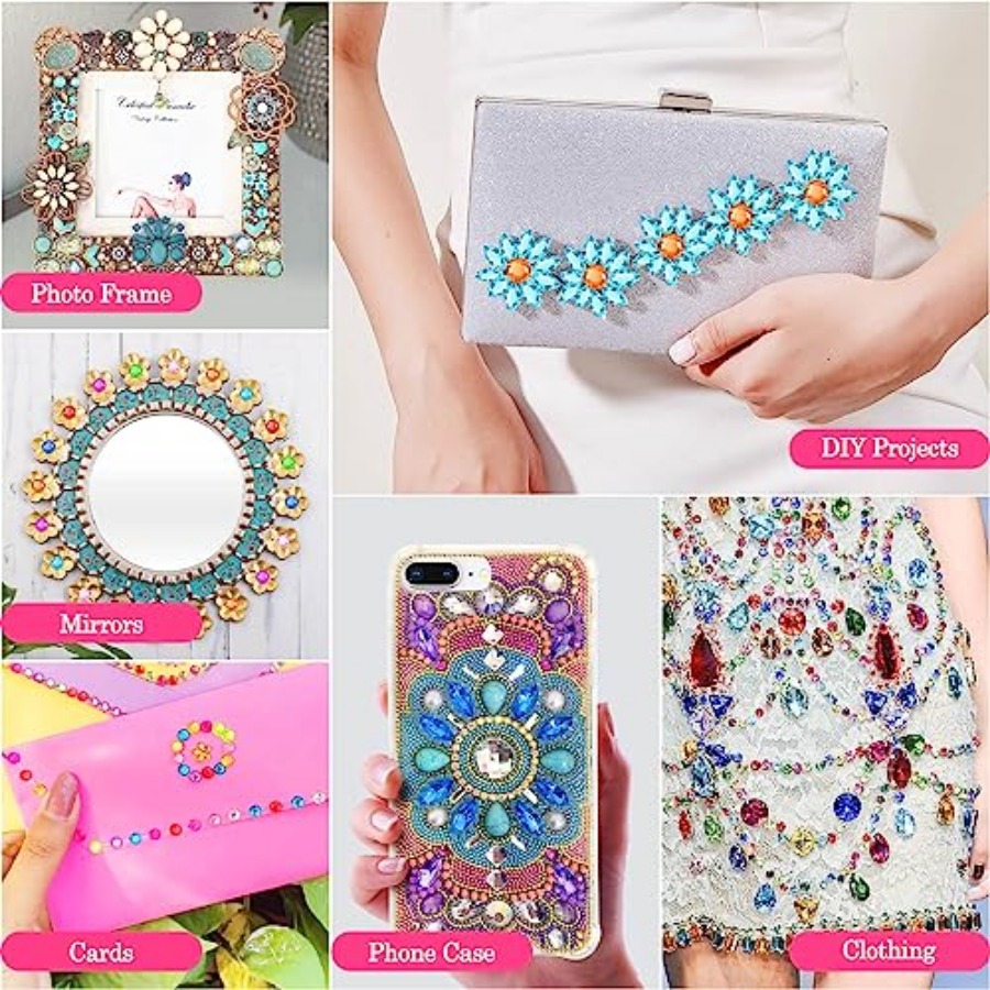 200Pcs Craft Gems with 2Pcs B7 - огляд і ціна Embellishment Glue Craft