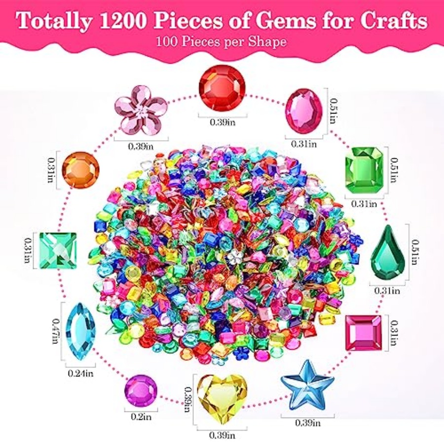 200Pcs Craft Gems with 2Pcs B7 - огляд і ціна Embellishment Glue Craft