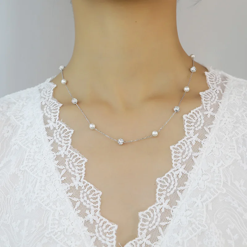 TrustDavis Real 925 Sterling S - огляд і ціна Pearl Trim Chain