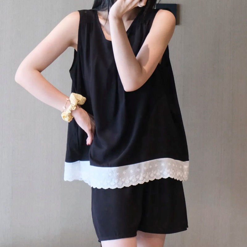 Women Sleeveless Lace Trim Lou - огляд і ціна Elastic Lace Trim