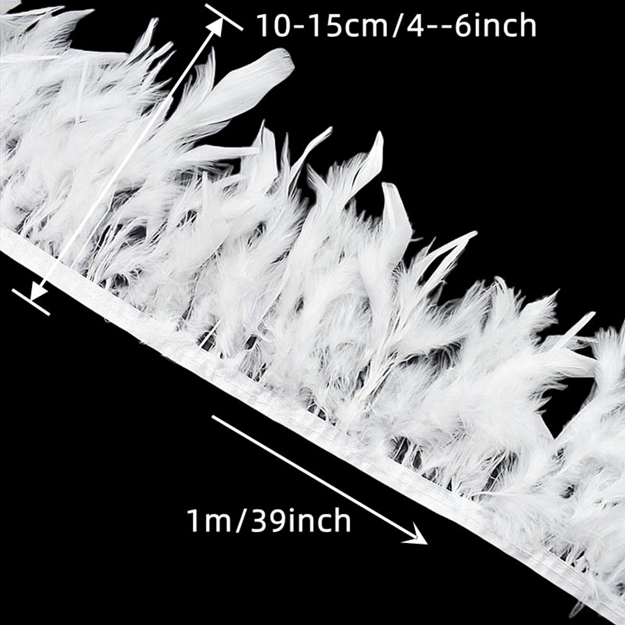 100CM Multi-Color Feather Trim - огляд і ціна Feather Trim Marabou